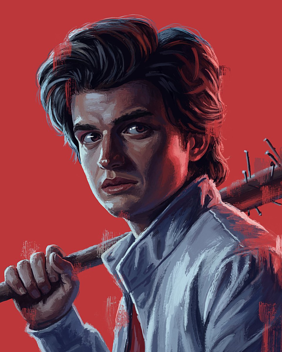 johnz_nw's tweet photo. King Steve 👑

#steveharringtonfanart #strangerthingfanart #digitaloilpainting 

@Stranger_Things @netflix @NetflixIndia https://t.co/ZUMsSE4EcK
