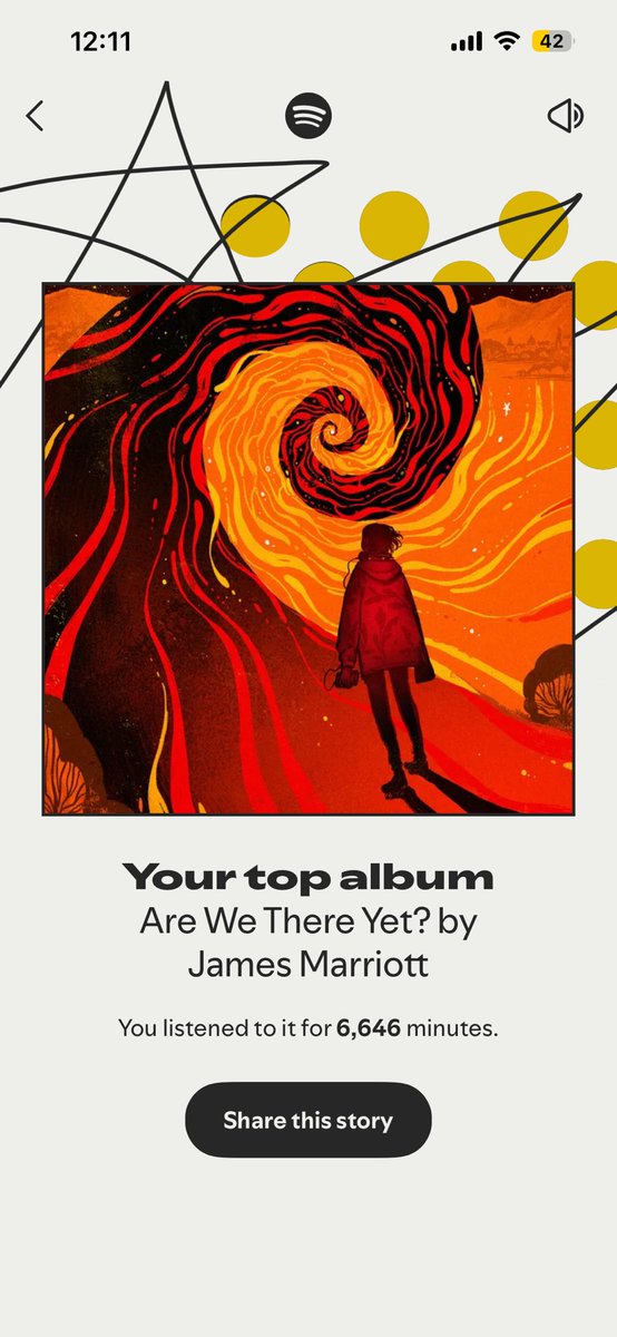 so if anyone ever calls me a fake fan i will point them in this direction . #MarriottWrapped #SpotifyWrapped