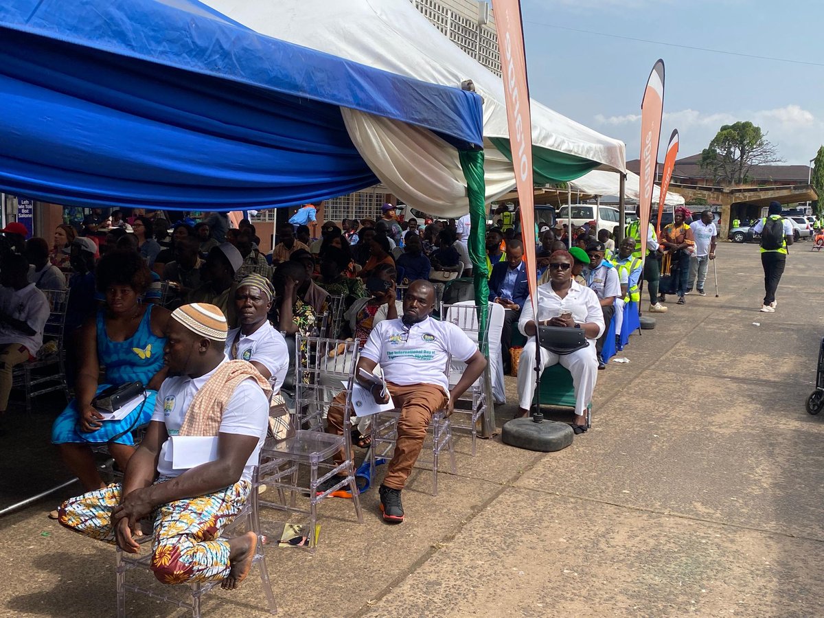 Presently at Miatta Civic Hall attending the International Day of Persons with Disabilities, organized by The Ministry of Social Welfare and their Development Partners, on the Theme; Empowering Persons with Disability an Inclusive and Progressive Sierra Leone ‼️‼️‼️‼️‼️‼️
<a href="/UN/">United Nations</a>