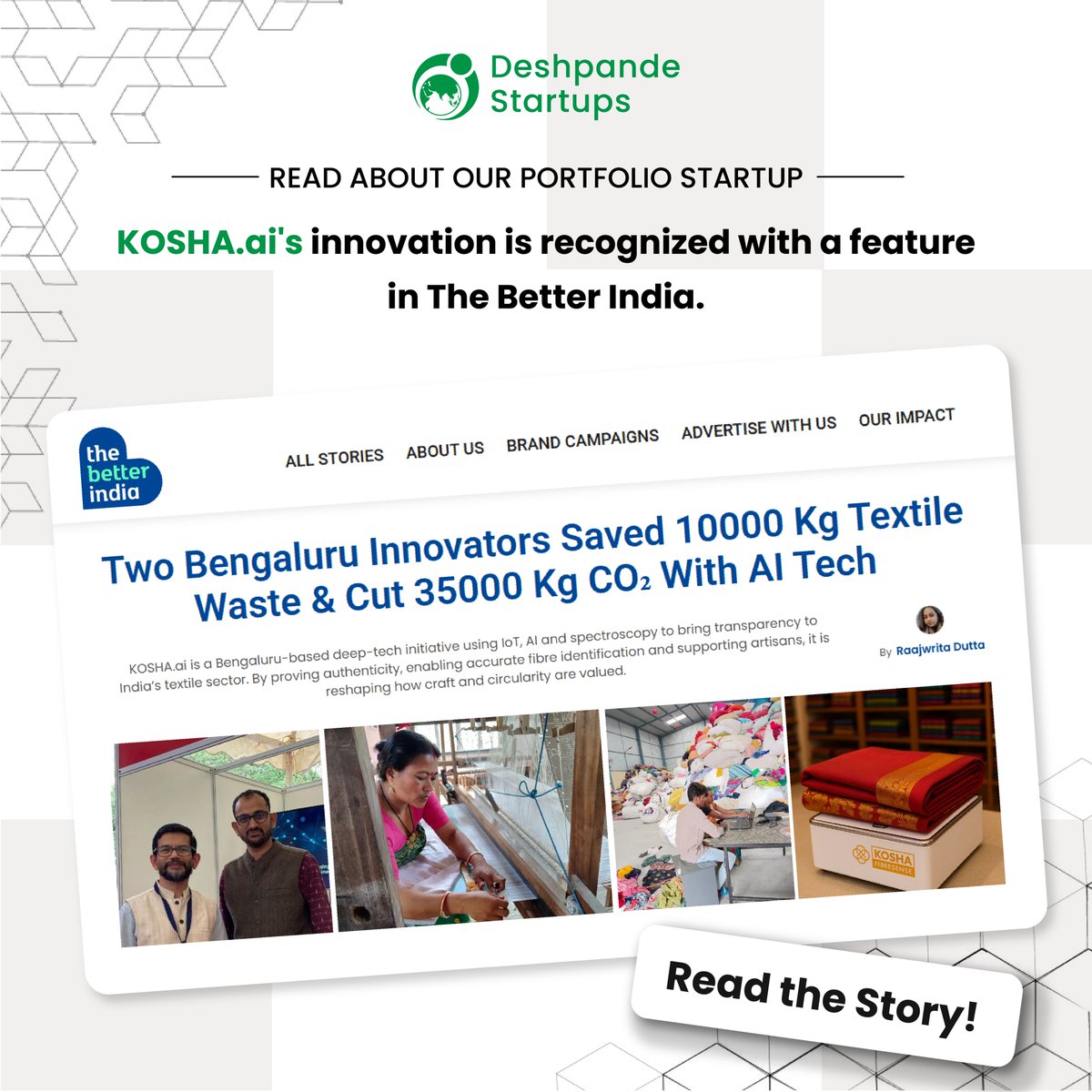Our portfolio startup, KOSHA.ai is featured

Read the story : thebetterindia.com/startup/kosha-…