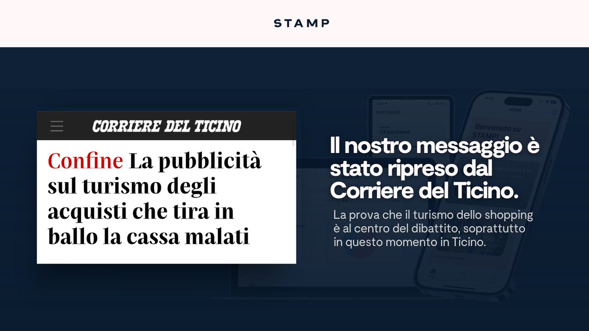 askforstamp's tweet photo. La cassa malati bastona… STAMP perdona.
In un momento così difficile per noi ticinesi, STAMP cerca di offrire un modo per risparmiare.

La nostra campagna è stata pubblicata su @CdT_Online  mostrando come STAMP renda lo shopping più intelligente e immediato. https://t.co/ofpXUOUrl7