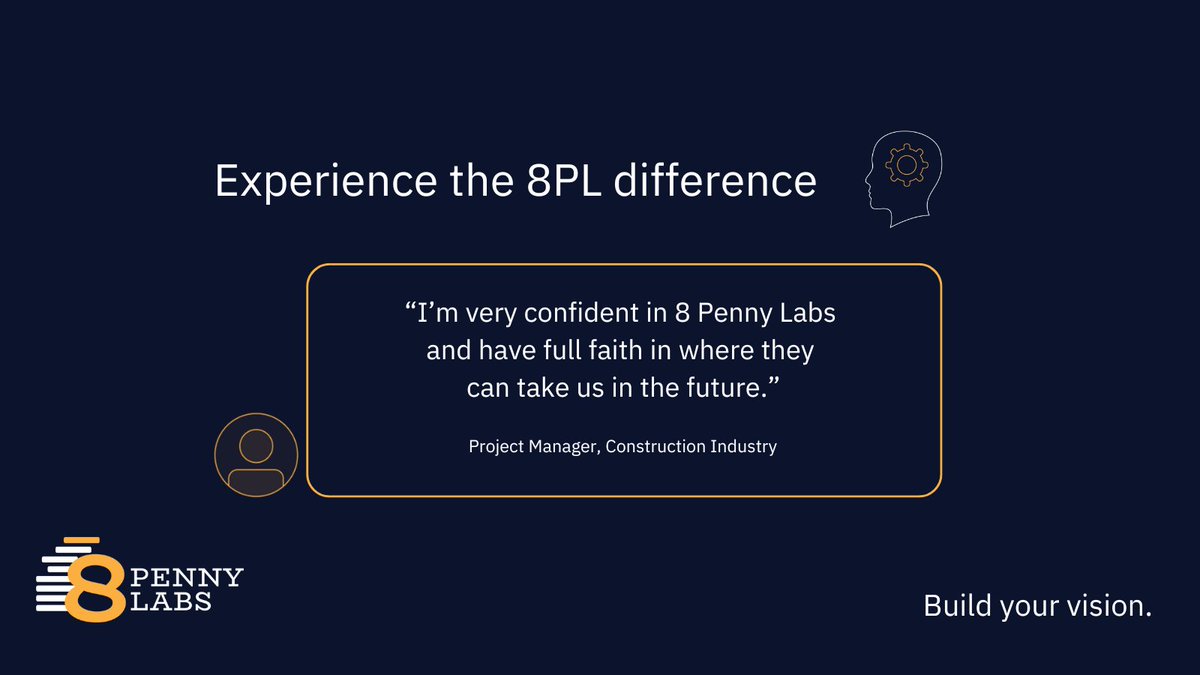 8PennyLabs's tweet image. Confidence in your technology partner means confidence in your future.

At 8 Penny Labs, we’re dedicated to delivering innovative solutions that help you grow, adapt, and stay ahead.

#8PL #InnovationPartner #CustomSoftware #DigitalTransformation #CompetitiveAdvantage