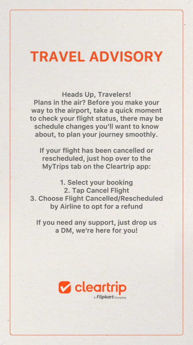 Cleartrip tweet media