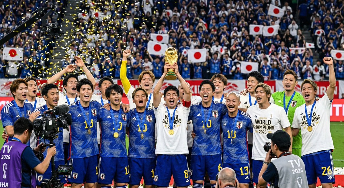 未来予想
ワールドカップ2026を優勝した
サッカー日本代表
