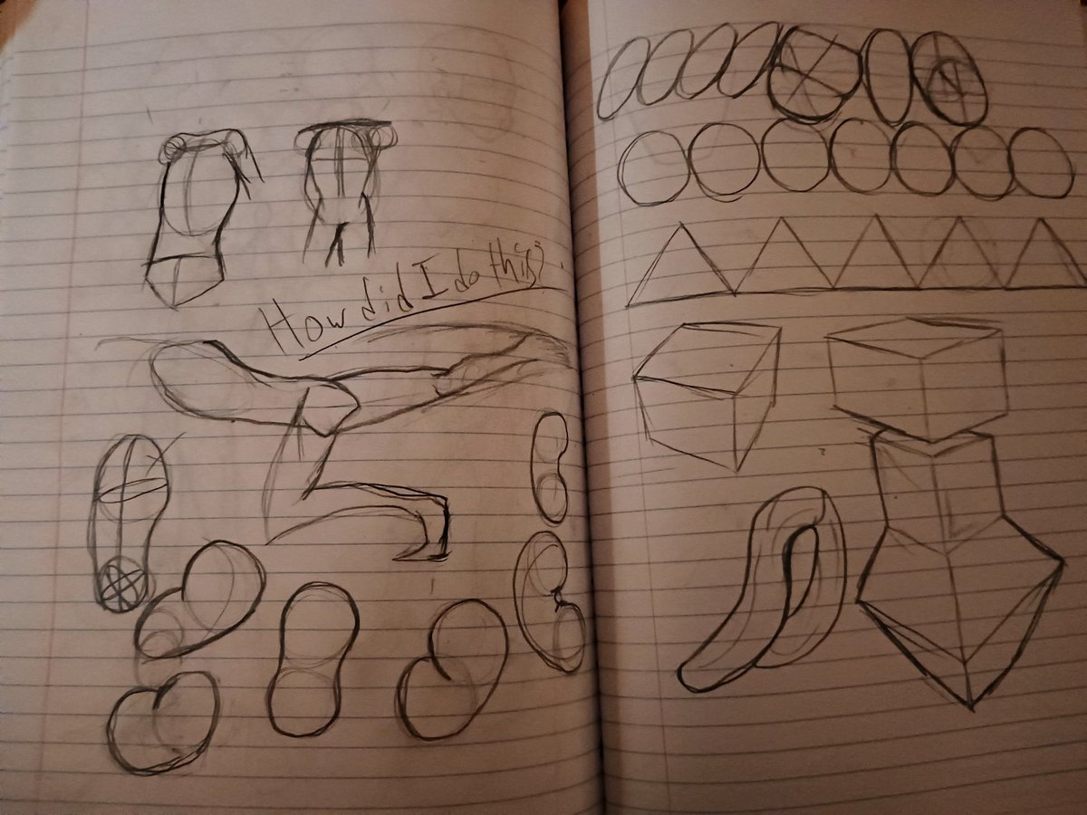 PostBoxDownWay1's tweet photo. Keeping it going. 
#artpractice
#art
#artjourney
#sketches
#shapes
#lines
#shapepractice
#forms
#gesture
If I give up, I go nowhere https://t.co/fQ6agC4Cly