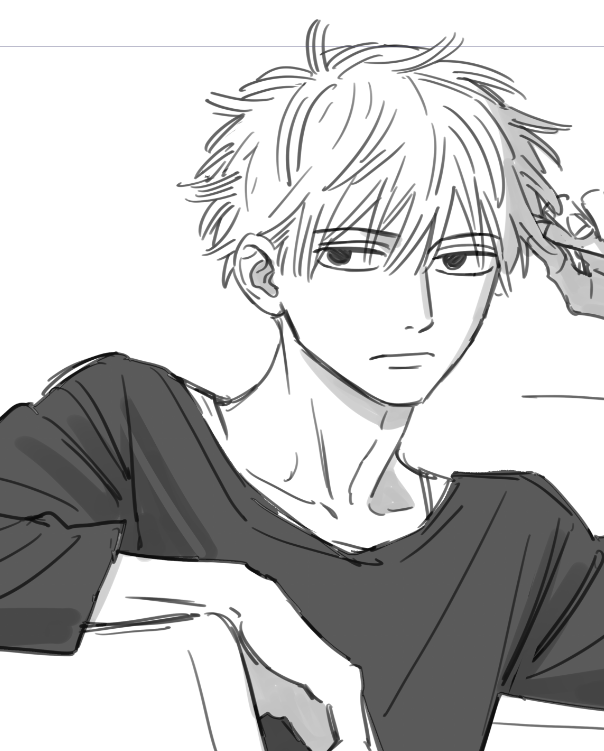 息抜きに落書きしたんだけど明確に絵柄が変わってるわ