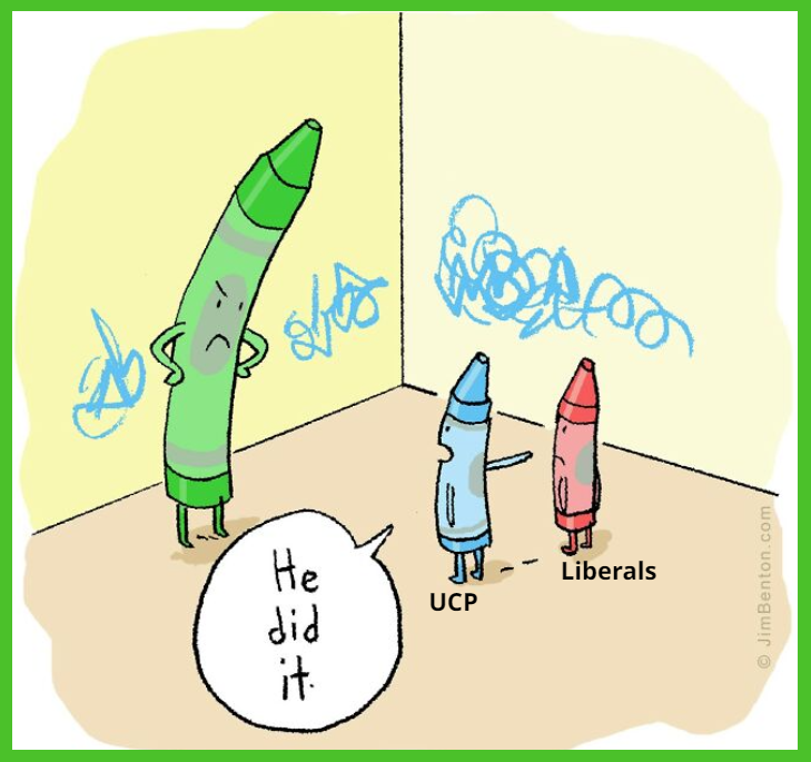 HILITINGHOCKEY's tweet image. How the UCP governs Alberta:

Make an enemy of someone else, &amp;amp; hammer away at it daily.

This keeps the indoctrinated sheep busy while the UCP carries on robbing our province blind. 

#RecallThemAll