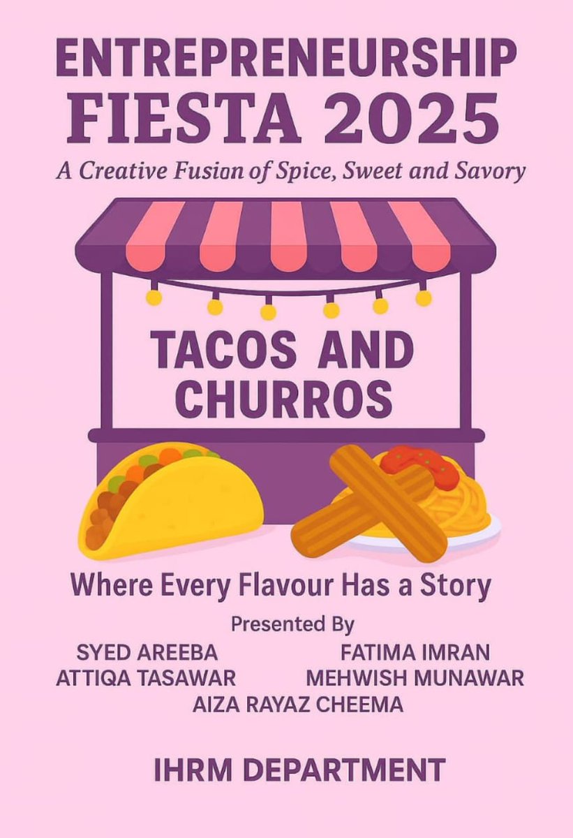 The students of the Institute of Hotel &amp; Restaurant Management (IHRM), under the supervision of their course instructor Ms. Fizza Saleem and the guidance of Director IHRM, Mr. Ayaz Noorani, are organizing food stalls in Academic Blocks D Area as part of their compulsory training.