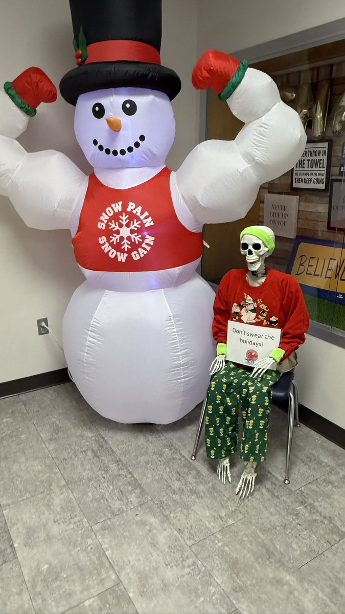 Mr. Bones says “Don’t sweat the holidays!” <a href="/FSESFriendship/">Friendship Elementary</a>