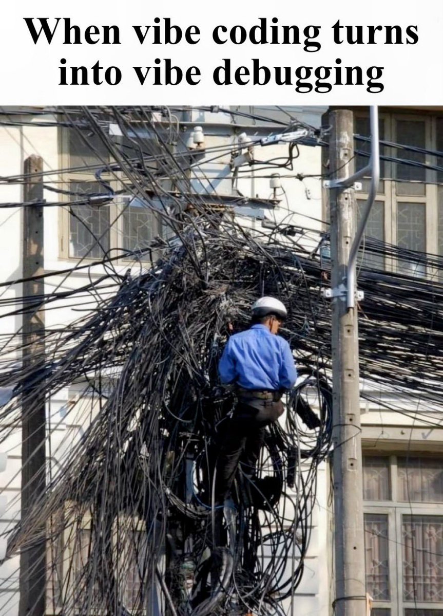 Victor_Eromose's tweet image. It just goes on and on... 😅

#vibecoding #debuggingmastery