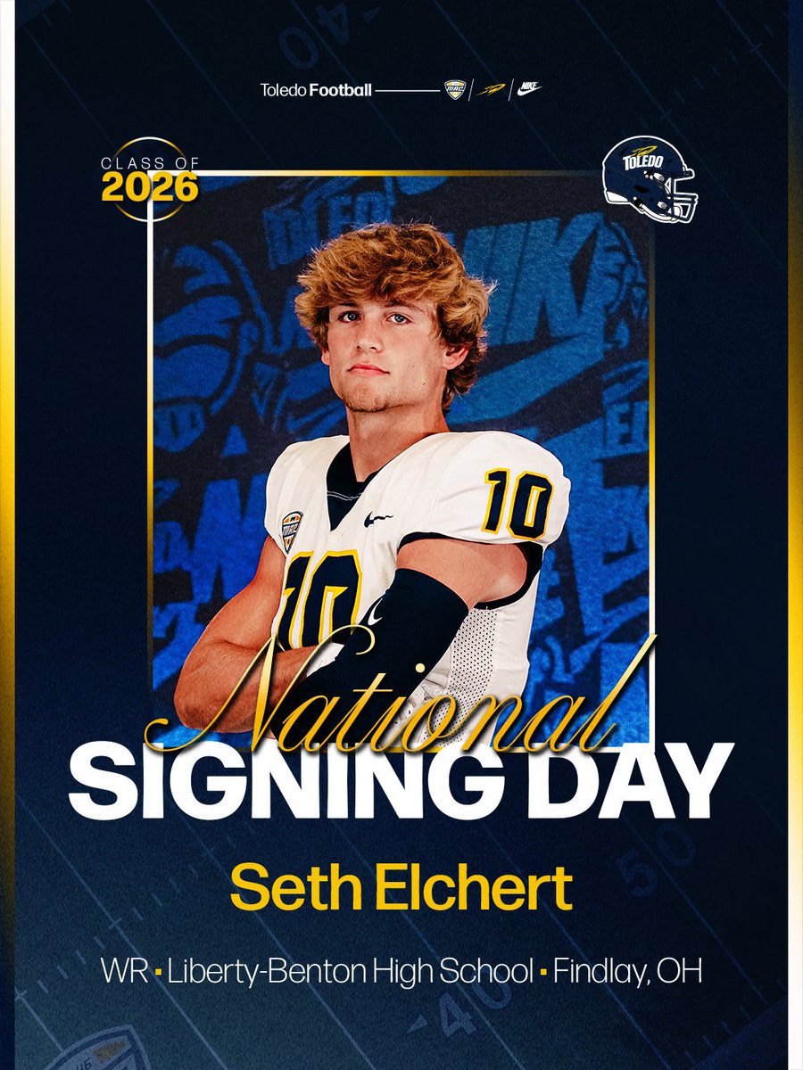 ToledoFB's tweet image. Welcome to the Glass City‼️🚀

#TeamToledo x #NSD26 | @ElchertSeth