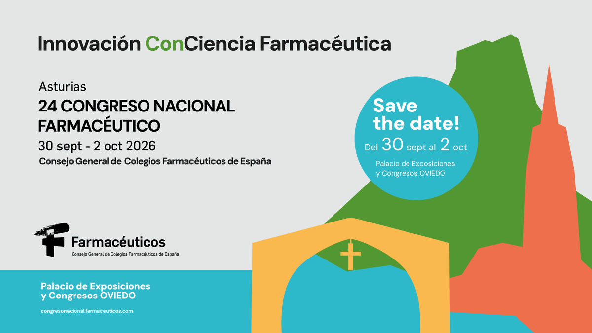 🔵 Abierta la inscripción al 24º Congreso Nacional Farmacéutico que acogerá Oviedo en otoño de 2026 bajo el lema “Innovación #ConCienciaFarmacéutica”.

📰 Toda la info del #24CNF, aquí: ow.ly/ztzy30sRHcA