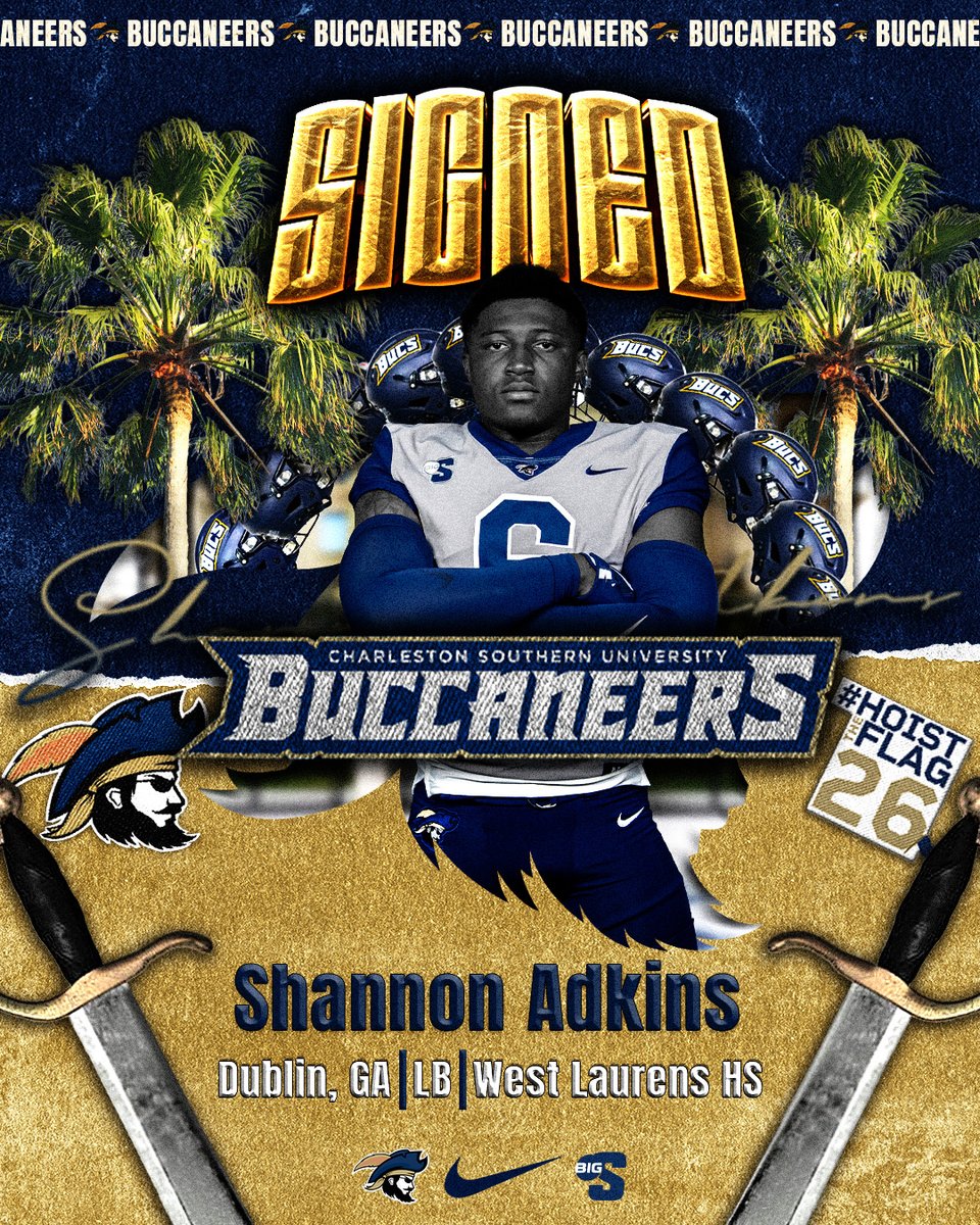 CSU_FB's tweet image. 𝐅𝐫𝐨𝐦 𝐃𝐮𝐛𝐥𝐢𝐧 𝐭𝐨 𝐂𝐡𝐚𝐫𝐥𝐞𝐬𝐭𝐨𝐧 🏴‍☠️

Shannon Adkins is a Buc!