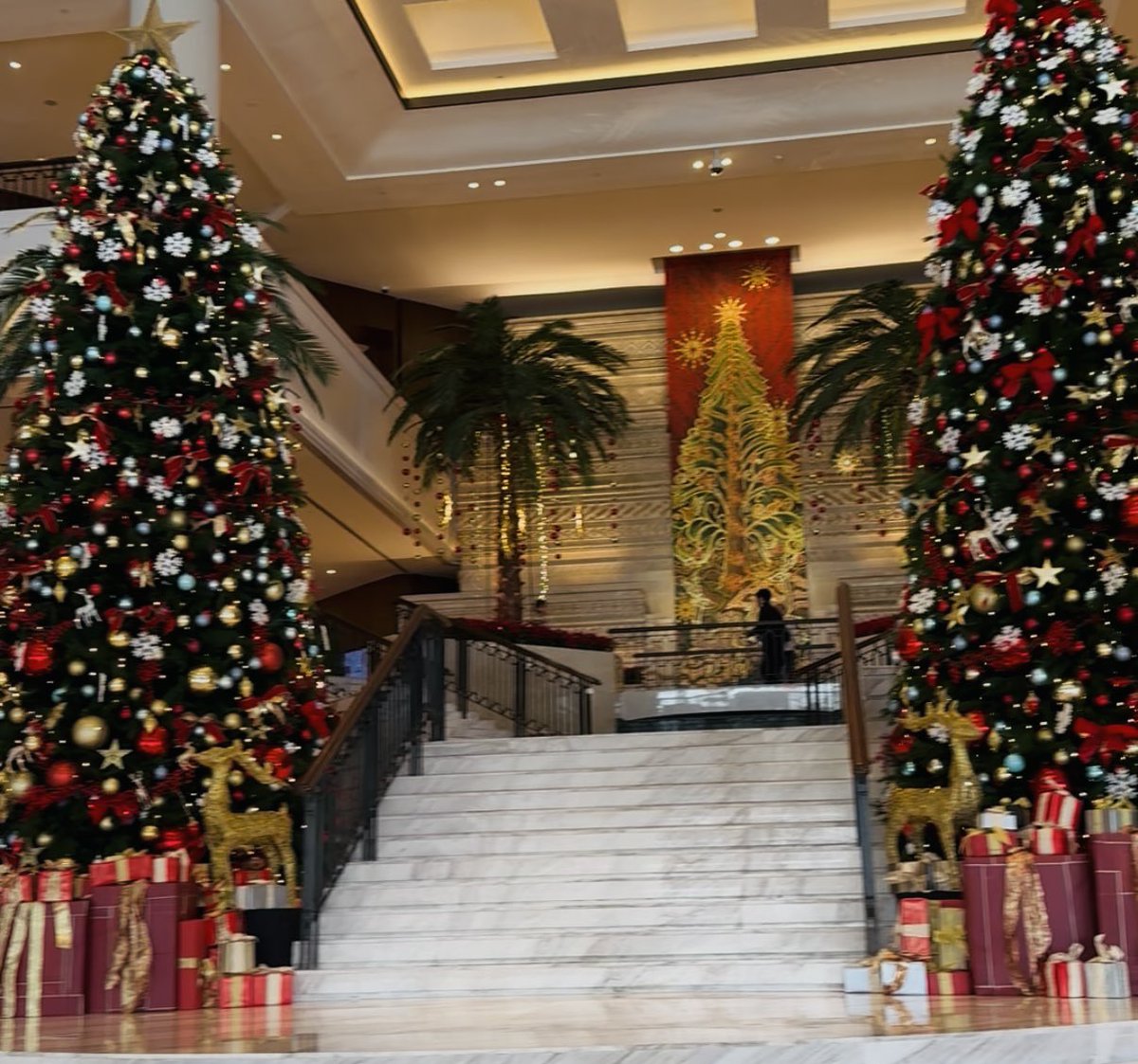 Always makes me chuckle hearing people moaning that Christmas is being banished so as not to offend Muslims.
I am in Jakarta, capital of the largest Muslim country on earth, and you cannot move for Christmas decorations, in malls, offices, hotels. 

People should travel more.