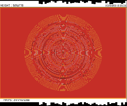 r_topisto's tweet image. #computerart #creativecoding #generativeart :
#bitcoin #blockchain 
LAST Block, Height : 926279
[ See more on topisto.net ]