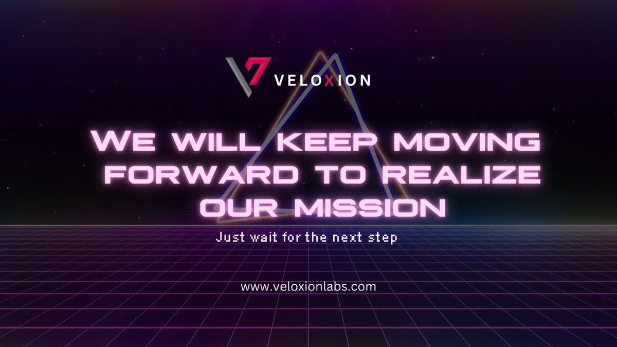 The mission was never meant to be easy. 💪
But this was never about easy. 🔥

One step closer. One layer deeper. ⚙️

Just wait for the next step. 🚀

💡 veloxionlabs.com
🔗 Trade VeloXion on BitMart: bitmart.com/trade/en-US?ty…]

#ForwardWithVeloXion #Web3Movement