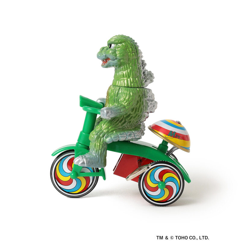 BEAMS別注 M1号 74ゴジラ三輪車 ソフビ ビームス フィギュア M1号（エムイチゴウ）〉の『74ゴジラ三輪車』ソフビ（※〈TOKYO