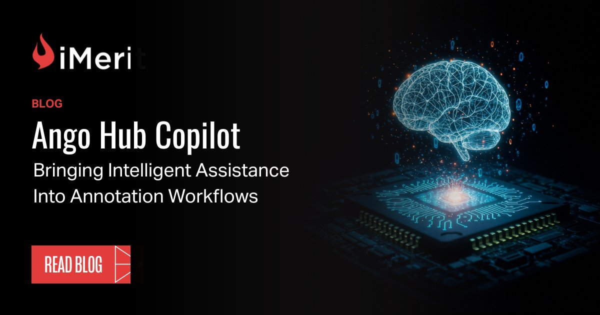 iMeritDigital's tweet image. Ango Hub Copilot creates annotations, reduces time on repetitive steps, and supports schema-aware guidance for smoother, faster workflows. Read: na2.hubs.ly/H02lKC70

#AngoHub #DataAnnotation #AIAssistant #HumanInTheLoop #AIWorkflows