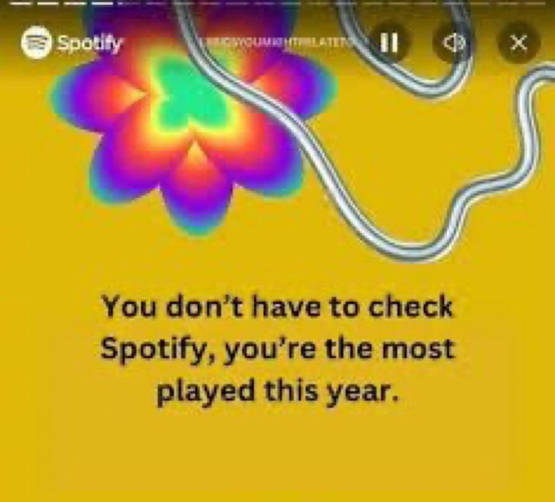 just got my spotify wrapped y'all