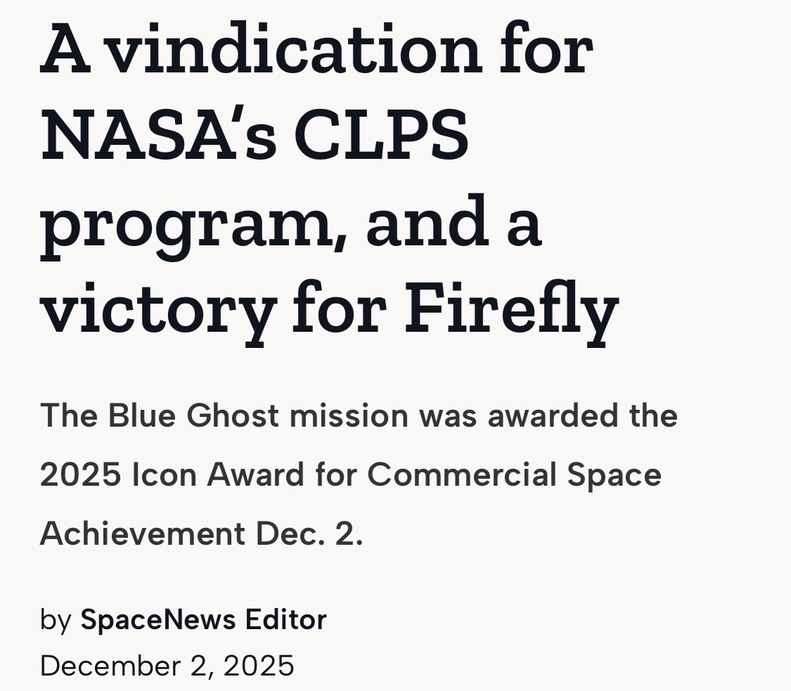 beaniemaxi's tweet image. Firefly Aerospace $FLY is down 75% from its peak only a few months ago. Despite landing Blue Ghost successfully  on the moon. It has another launch in a few months so will be in the news again. Trades at $1.7B EV with $900M cash and no debt. It’s valued less than many meme coins.