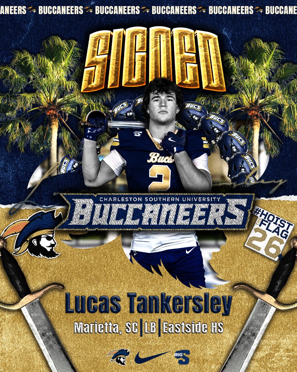 CSU_FB's tweet image. 𝐅𝐫𝐨𝐦 𝐆𝐫𝐞𝐞𝐧𝐯𝐢𝐥𝐥𝐞 𝐭𝐨 𝐂𝐡𝐚𝐫𝐥𝐞𝐬𝐭𝐨𝐧 🏴‍☠️

Lucas Tankersley is a Buc!