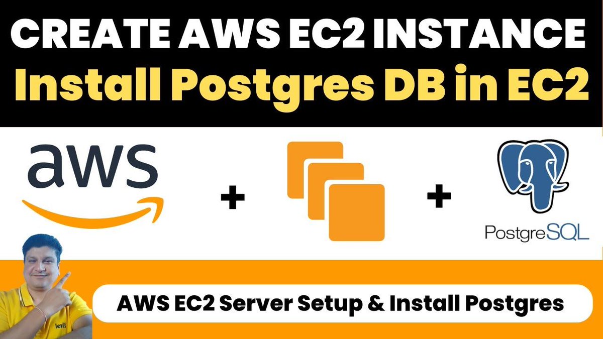codeonedigest's tweet image. Create AWS EC2 Instance | Install Postgres DB in AWS Cloud EC2 Server
youtu.be/1T9i7dnyVyM

#AWS #EC2 #PostgreSQL #CloudComputing