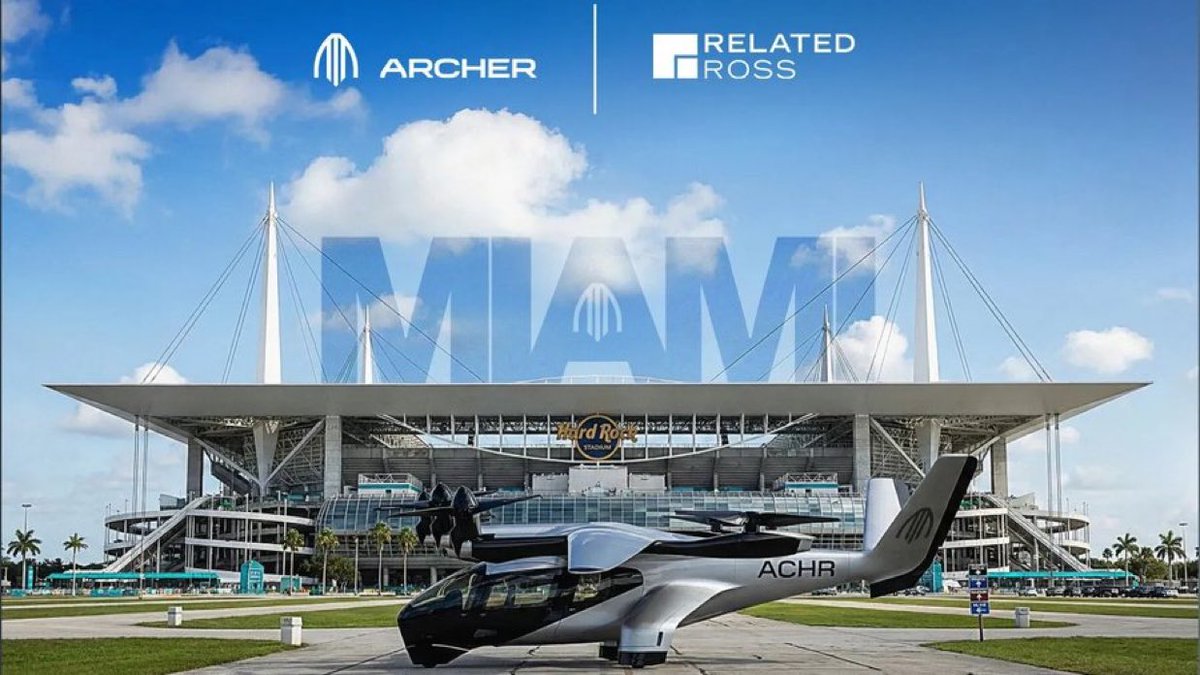 StockSavvyShay's tweet image. $ACHR is building a South Florida air-taxi network that connects Miami through West Palm Beach in 10 to 20 minutes.

It replaces the typical 60 to 90 minute drive with fast Midnight flights.