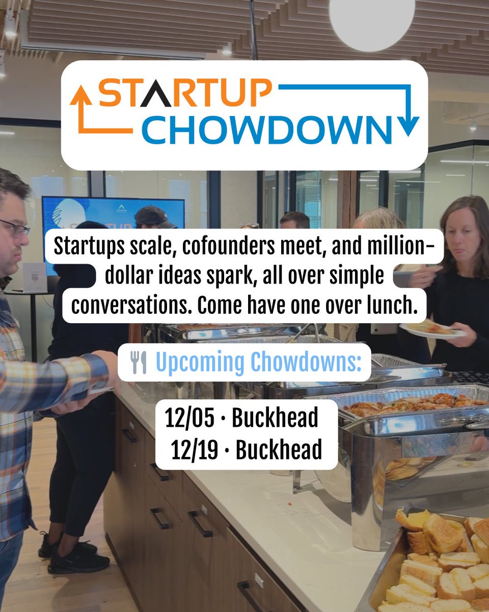 ATLTechVillage's tweet image. Our founders don’t slow down this time of year, and neither do we! Here’s everything happening at ATV this month 👇☃️

RSVP to any and all events here: linktr.ee/atltechvillage