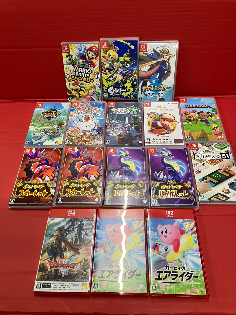 【美品4本セット】Switchソフト ポケモン カービィ ゼルダ ドラクエ 美品4本セット】Switchソフト ポケモン カービィ ゼルダ ドラクエ 星の