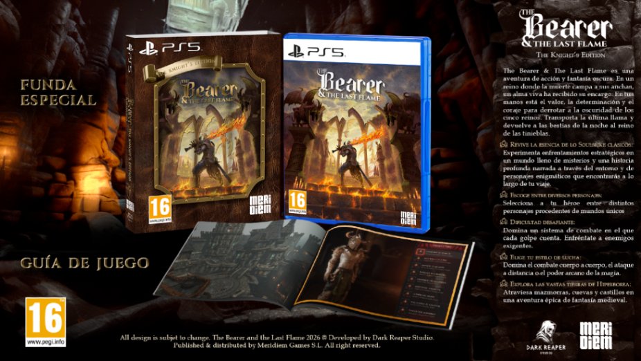 ⚔️¿Portarás la última llama o sucumbirás a la oscuridad?

Reserva ahora The Bearer &amp; The Last Flame - The Knight’s Edition en formato físico para PlayStation 5

ℹ️game.es/VIDEOJUEGOS/RO…