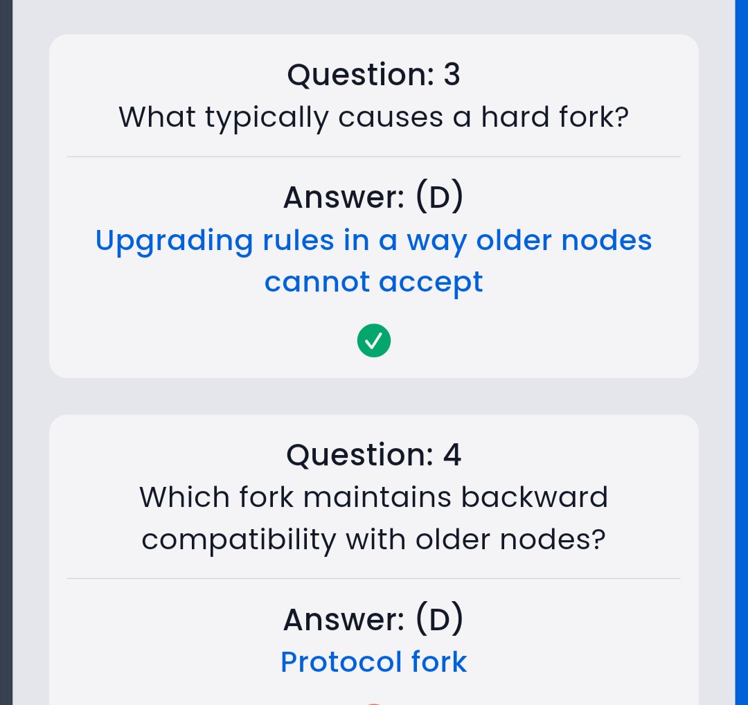 GO1PAWSED's tweet image. 🔥 SYNTAX VERSE Daily General quiz answer !
🗓️ 03.12.2025

❓Quiz Title : Blockchain Forks
🎁 Reward : 26.12 $SYNTAX

✅ Join Syntax Verse : syntaxverse.com/rf/03S8JTIFDDN

☑️ Join TG Channel : t.me/syntaxversequi…

#syntax #syntaxverse #syntaxvault #syntaxquiz #syntaxversequiz