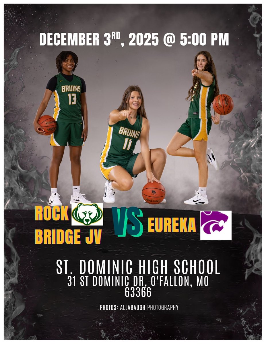 RockBridgeGBK's tweet image. JV back in action tonight! Let’s Go Bruins!!!💚💛🏀#lockin