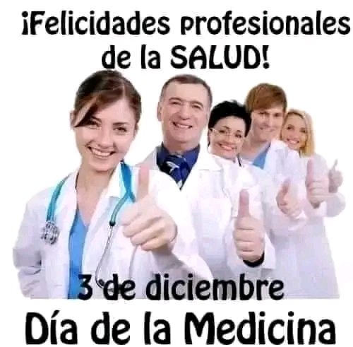 Muchas felicidades a todos los profesionales de la salud en el Día de la Medicina Latinoamericana. #CubaPorLaVida.