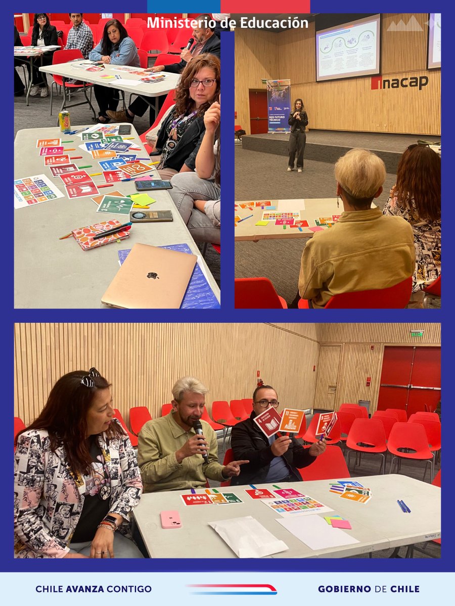 Como Centro de Innovación, junto a la División de Educación General (DEG) y la Secretaría de Educación Media Técnico-Profesional (SEMTP) del Ministerio de Educación, fuimos parte del 2° Encuentro del Nodo de Sostenibilidad. ¡Gracias a todos quiénes participaron de esta actividad!