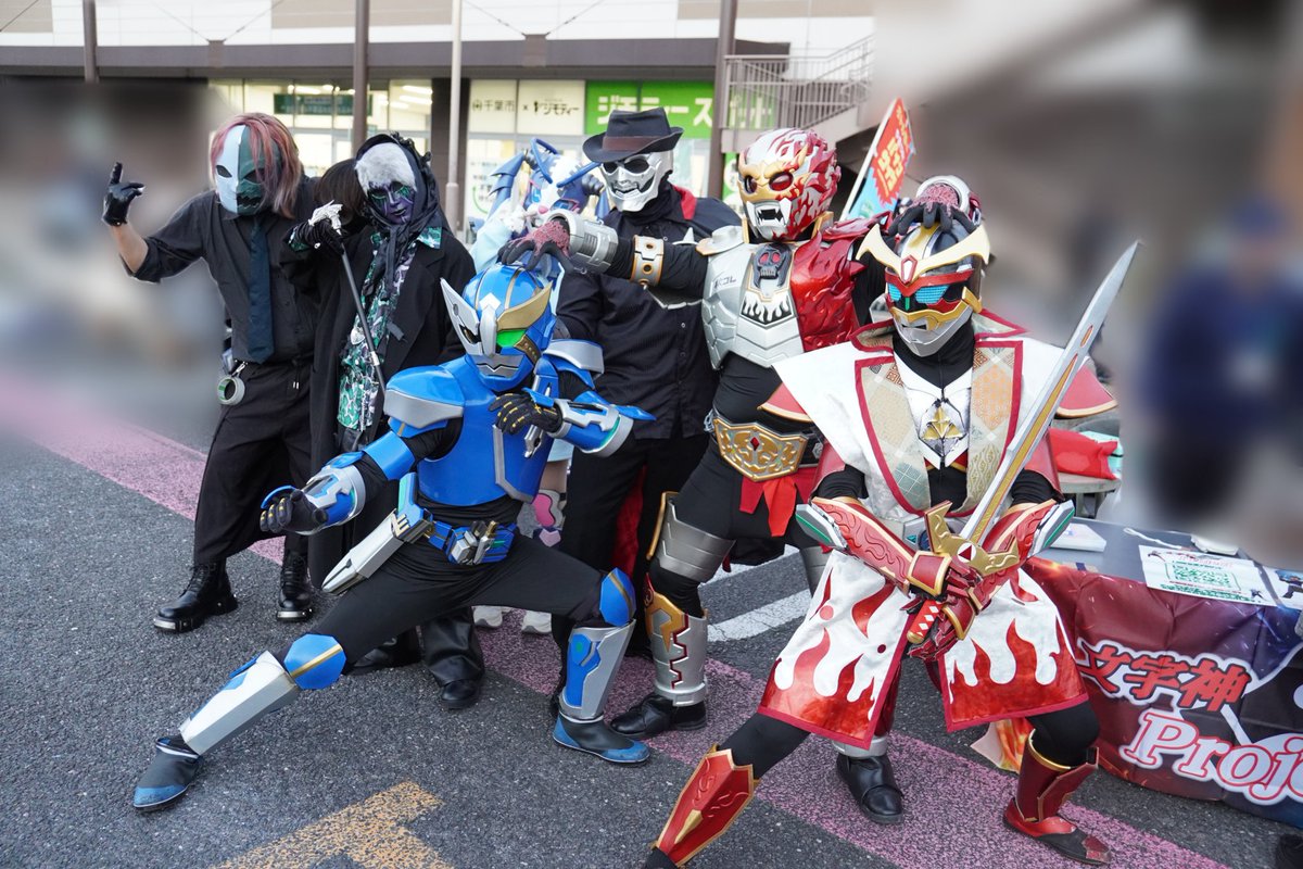 文字Proと骸696さんのコラボー！
頭掴まれるヒーロー🤫
#2025日本ローカルヒーロー祭
#文字神Project #骸696