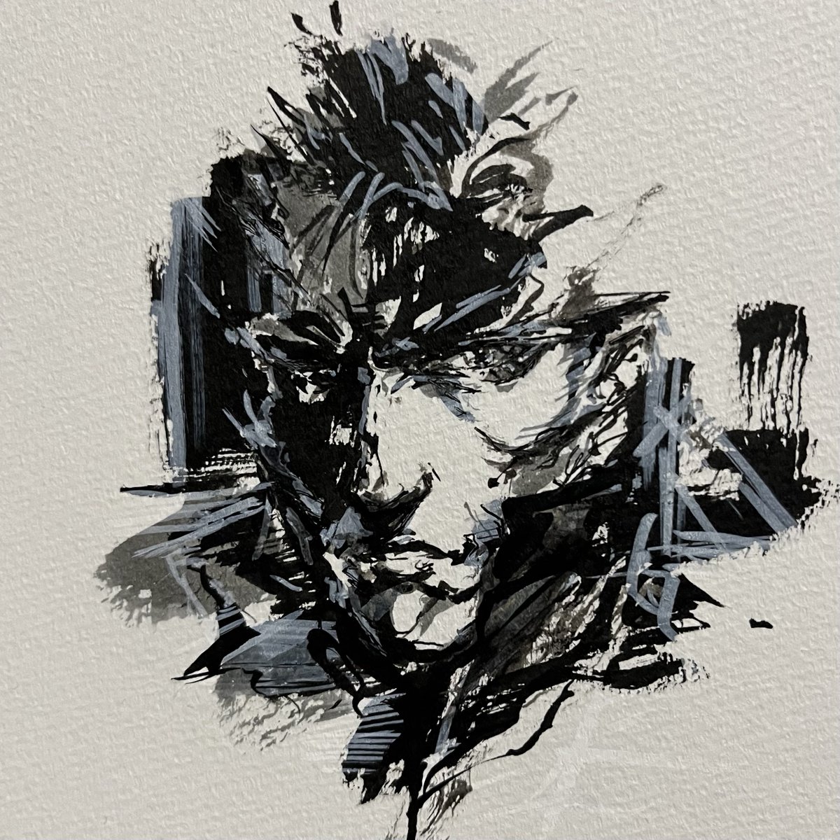 ThugKali's tweet image. 新しいホワイトペン、試しがき。