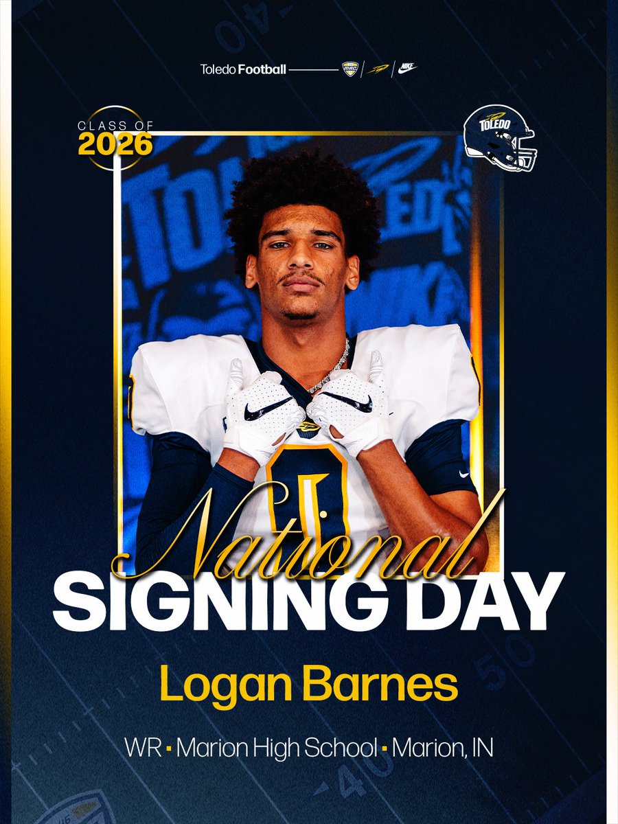 ToledoFB's tweet image. Welcome to the Glass City‼️🚀

#TeamToledo x #NSD26 | @07_loganbarnes