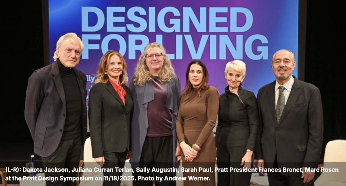 On Tuesday, November 18, acclaimed packaging designer, Pratt educator, and Pratt Trustee Emeritus Marc Rosen hosted three highly lauded design experts in various fields for a thought-provoking look at how design in our surroundings and objects enhances our lives. 
➡️