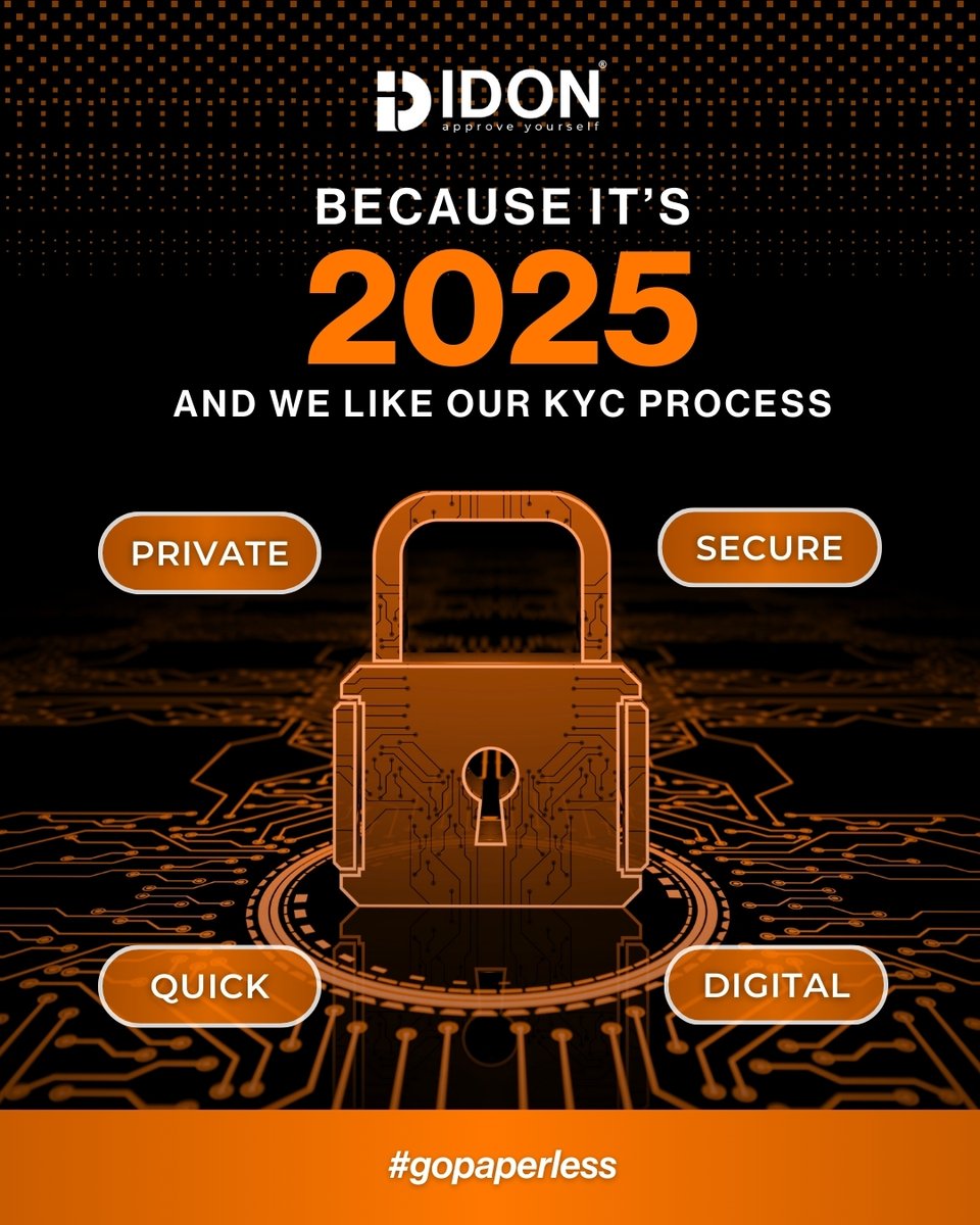 IdonApp's tweet photo. KYC has evolved. It’s faster, safer and completely digital with IDON.

#IDON #IdentityTheft #KYCVerification #DigitalSecurity #HotelTech #DataPrivacy #FraudPrevention #DigitalIndia https://t.co/nKVCZbCjfJ