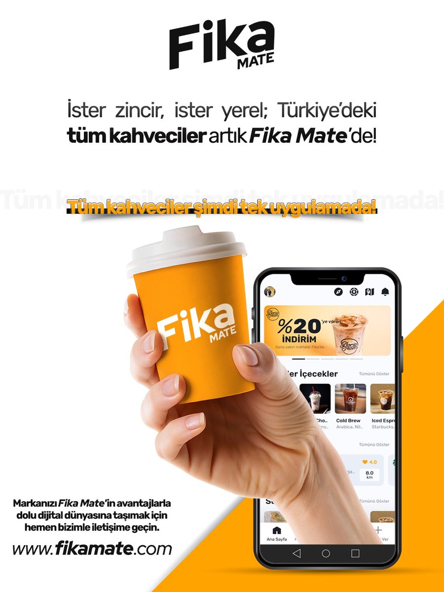 Kahveseverlerin buluşma noktası artık dijitalde: 𝗙𝗶𝗸𝗮 𝗠𝗮𝘁𝗲 ☕️📲

Markanızla bu dijital ekosisteme dahil olun, avantajlı mağaza dünyasında yerinizi hemen ayırtmak için bize ulaşın. 🌍

#FikaMate #CebindekiKahve