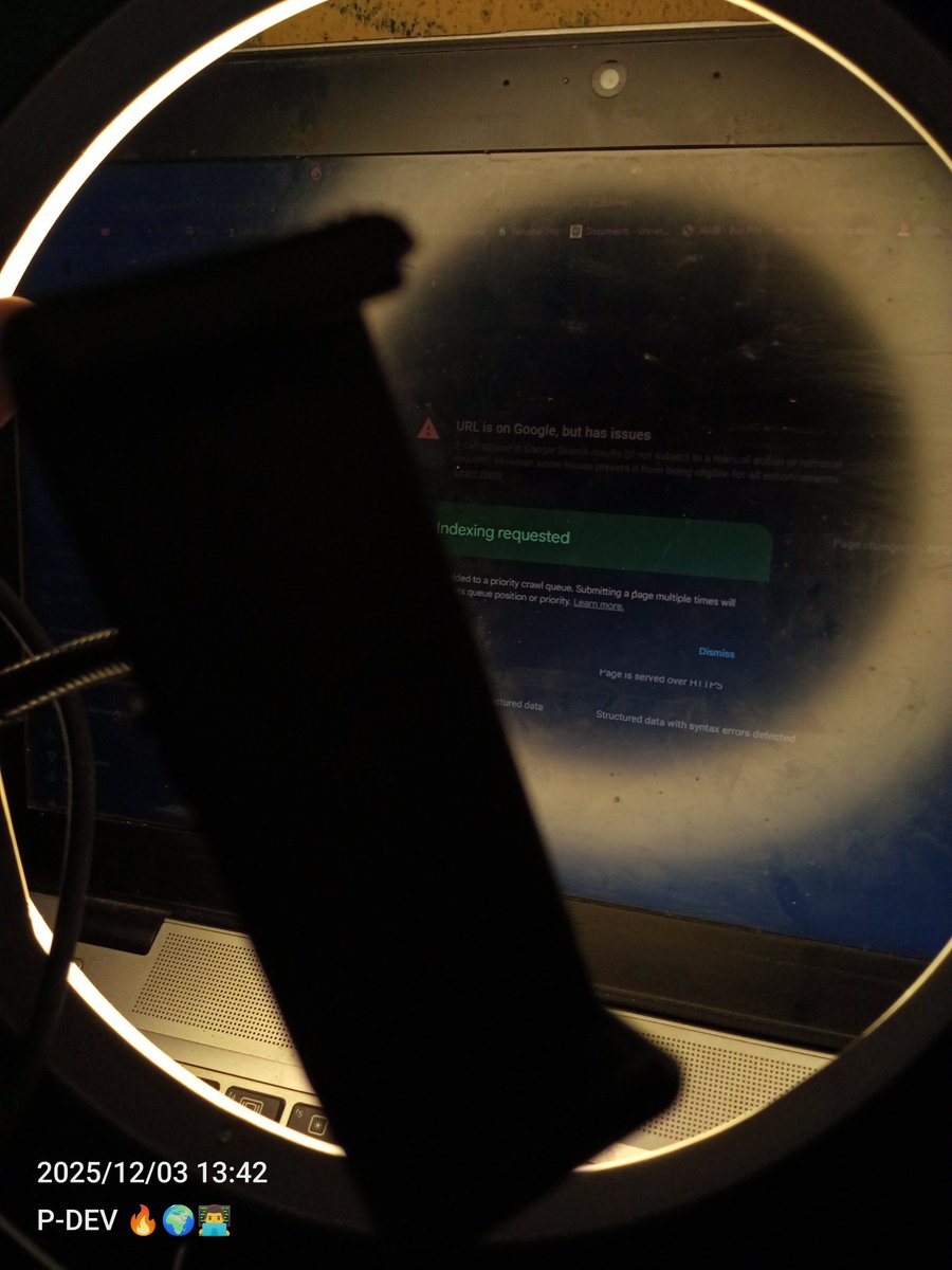 codewithpdev's tweet image. Today, December 3, 2025: I’m pushing forward as the @globalhubpost  launch approaches! 🚀

Spent the day improving SEO, working with Google Search Console, indexing our discussion forums, and fixing some background issues.

#hubpost #hubpostcommunity #perspicacious #PDEV