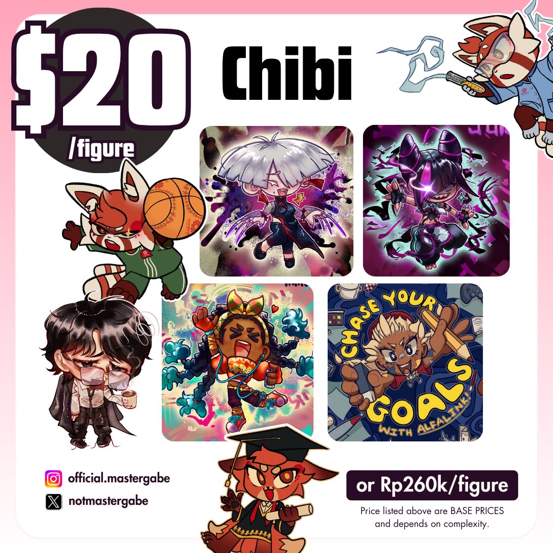 notmastergabe's tweet photo. (1/3) Officially opening up my ART COMMISSION!! 🎂🍰🍓
You can also check this commission sheet in my Carrd (link in bio)!
 #artcommission #openartcommission #artcommissionsheet #commissionopen https://t.co/b3UndFwYH4