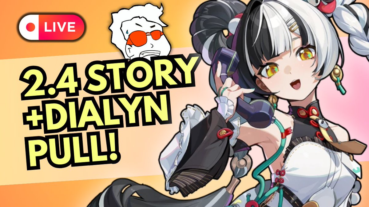 jrpgwow's tweet image. ZENLESS ZONE ZERO MAIN STORY 2.4 GAMEPLAY LIVE. 

PLUS DIALYN PULL LET&apos;S GO!

HIT NOTIFY: youtube.com/live/Jd1jD4cbk…

#finalfantasy #ZZZ