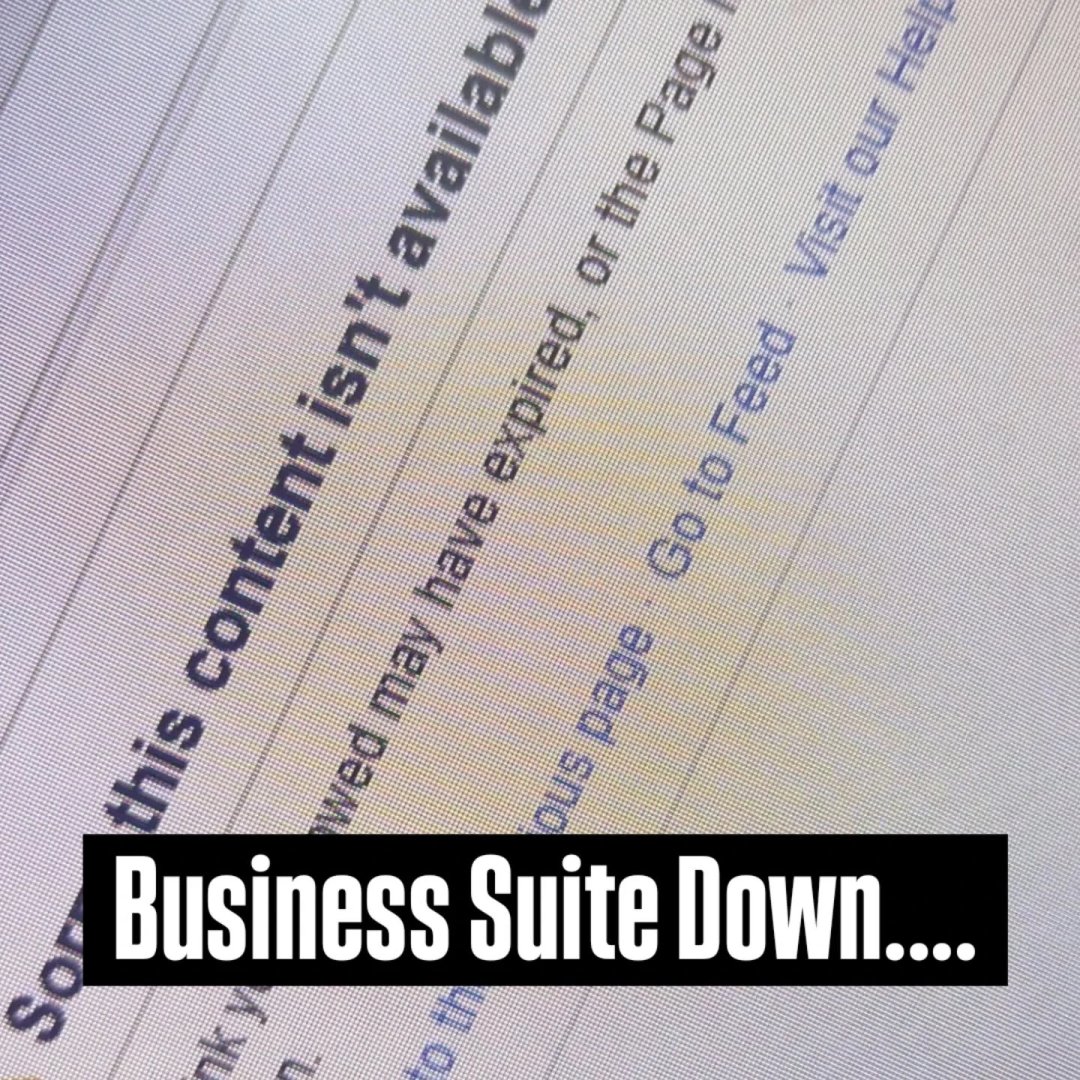 hfcsystemsIT's tweet photo. Meta Business Suite is having a great day. Howayy Facebook, get it together. 😐 So if you're having issues getting in, you're not alone.

#facebook
#downdetector
#metabusinesssuite https://t.co/NHQc6v95h6