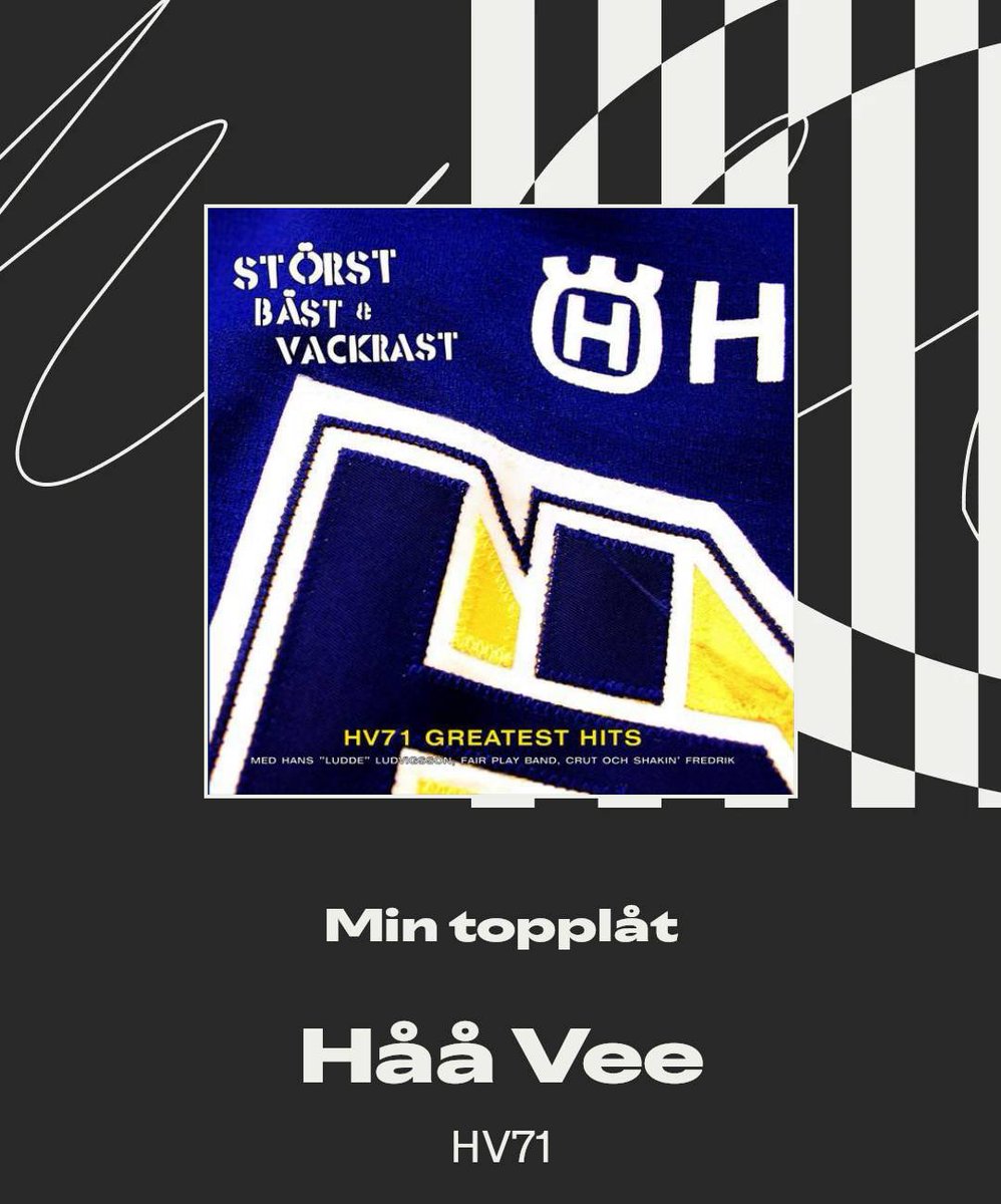 ellen_dyeson's tweet photo. Vad ska man säga, topplåt fyra år i rad! #hv71 https://t.co/BNpuVptqPM