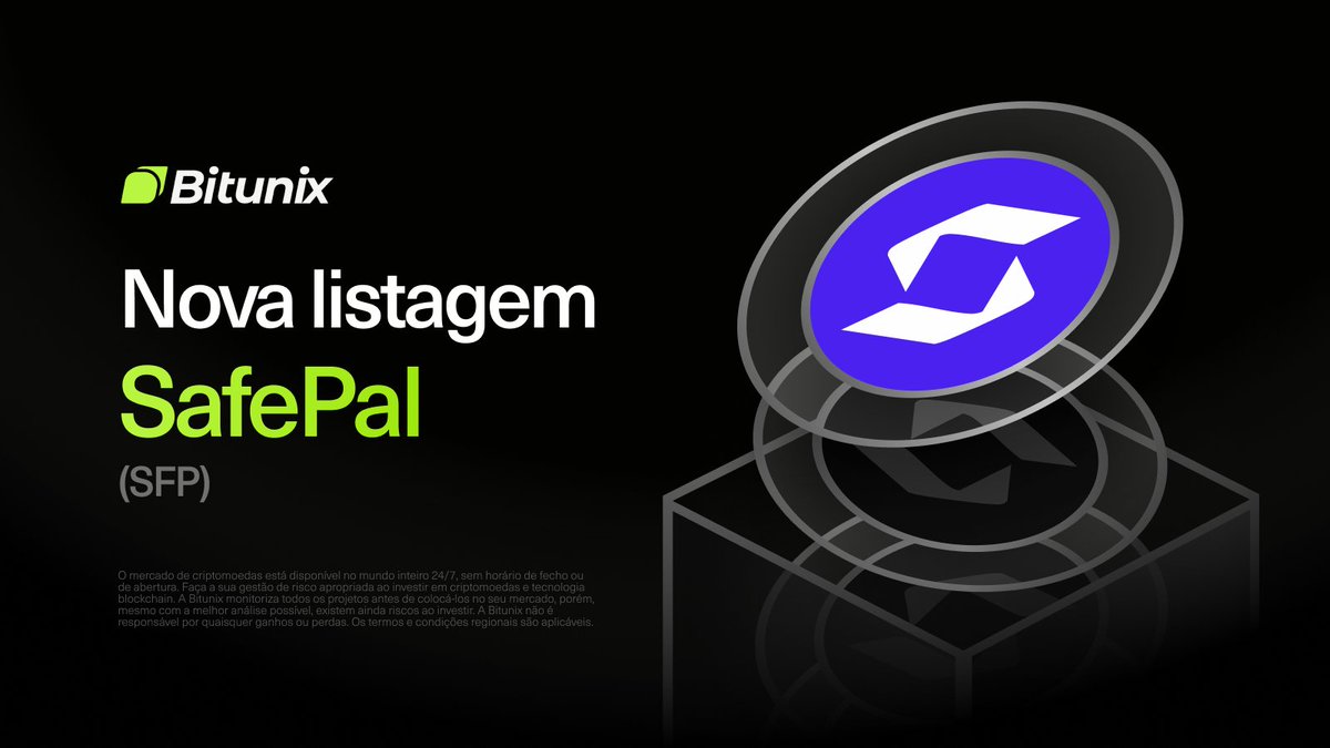 BitunixPT's tweet image. 🚨ALERTA NOVA LISTAGEM🚨

Anunciamos que $SFP já se encontra disponível para negociação na #Bitunix

A carteira #SafePal lançou a sua própria #criptomoeda  

Como comprar em spot👉  bitunix.com/p/SFPspot312