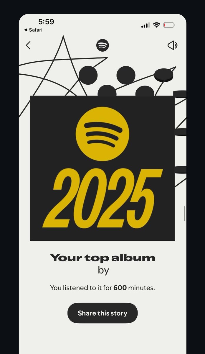 sidhusociety's tweet photo. Spotify Wrapped dropped tday, but Moosetape isn’t showing for any Sidhu fan. Instead, it’s replaced by that ‘2025 sticker. Drippy and otr tracks that were removed during the rights issue (where Sidhu lost 7-800M streams) also don’t appear. Noidea how the official wrap will come. https://t.co/ZUgOVlV02U