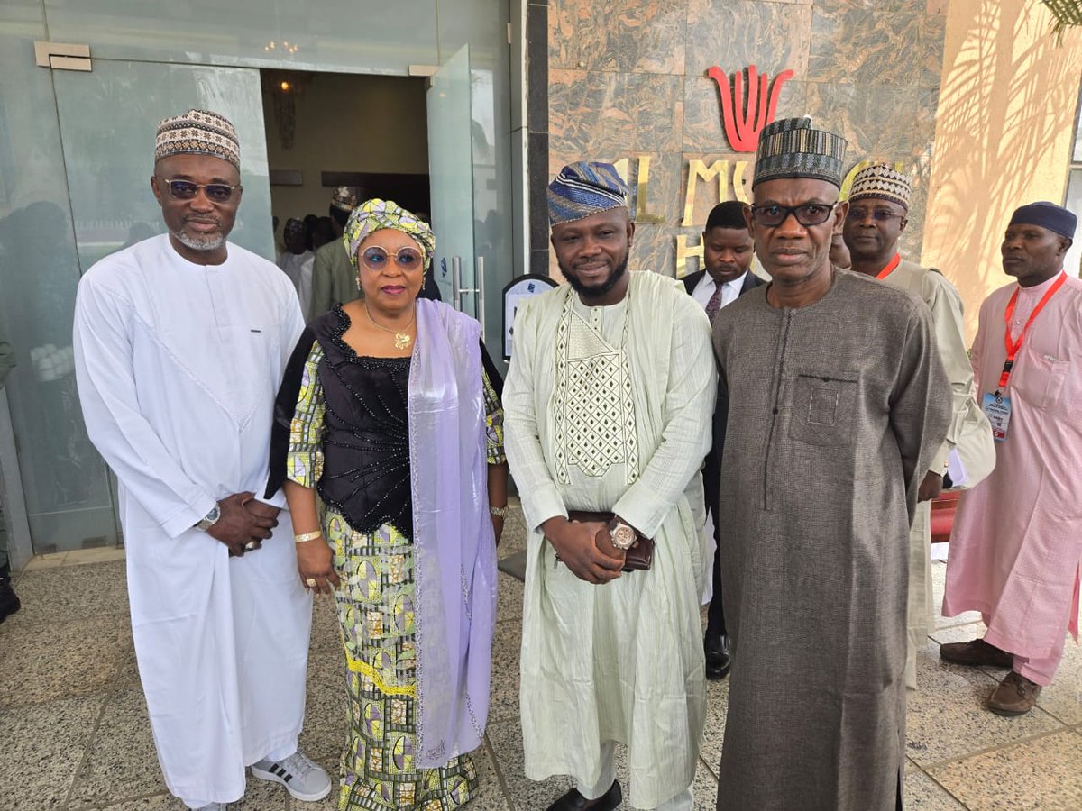 Immediate Past Registrar, CPN, MB Aliyu, FNCS, the Head of Service of the Federation, Mrs Didi Esther Walson- Jack, Registrar, CPN, Adebayo ADEGBIJI, FNCS, &amp; CPN Director Education, Examination &amp; Training, Taofeek Amoo at the 47th ongoing Council of Establishment meeting in Kano