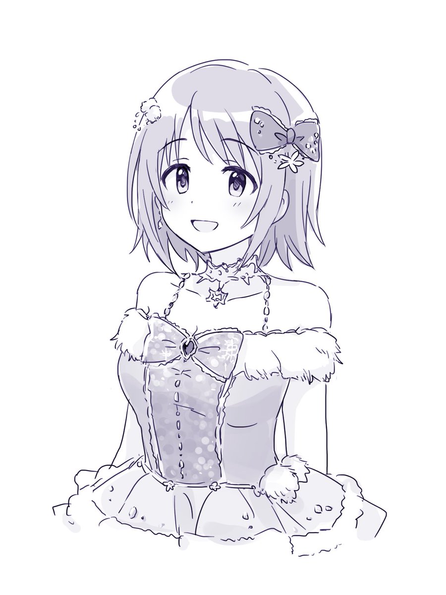 遅くなりましたが…！
いよいよ冬なので
ﾒﾙﾃｨｽﾉｰ三村かな子ちゃん❄️