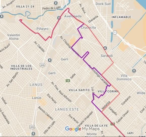 formulabondi's tweet photo. Asi queda la 271 ramal P, dejan la cabecera donde compartían con la 93 y se mudan a Castellno https://t.co/NApJJWj5MU